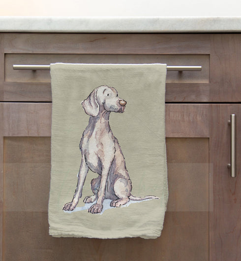 Weimaraner Tea Towel